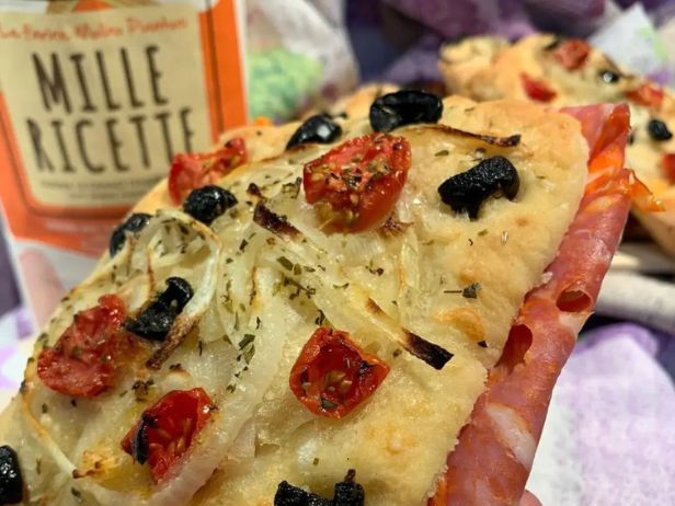 pizzette cipolle olive pomodorini