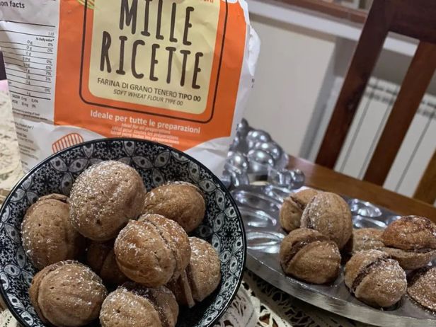 noci dolci con crema nocciole